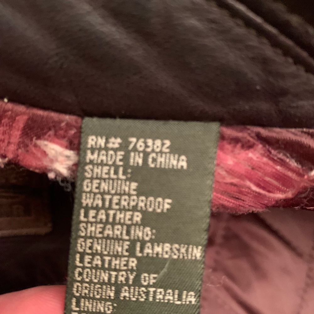 Timberland Leather Jacket Dated 1997 Weather Wear - image 4